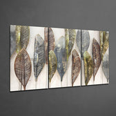 Leaves Glass Art.
