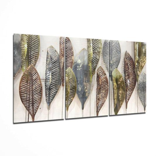 Leaves Glass Art.