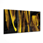 Yellow Touch Glass Art.