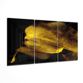 Yellow Touch Glass Art.