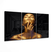 Woman Glass Art.