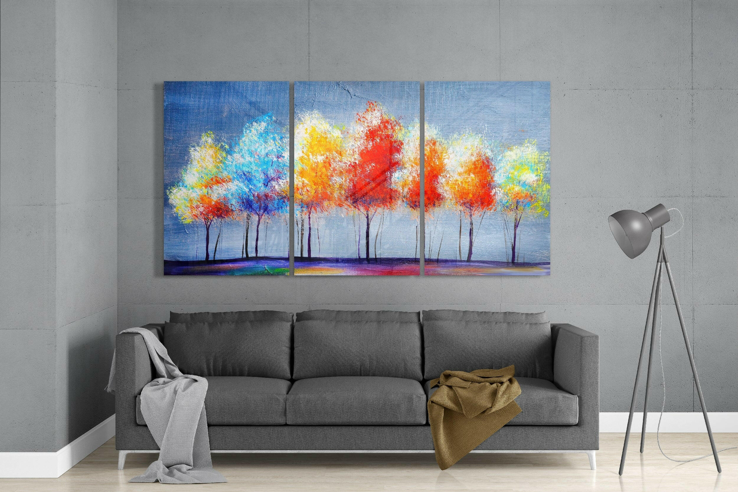 Dream Trees Glass Art.