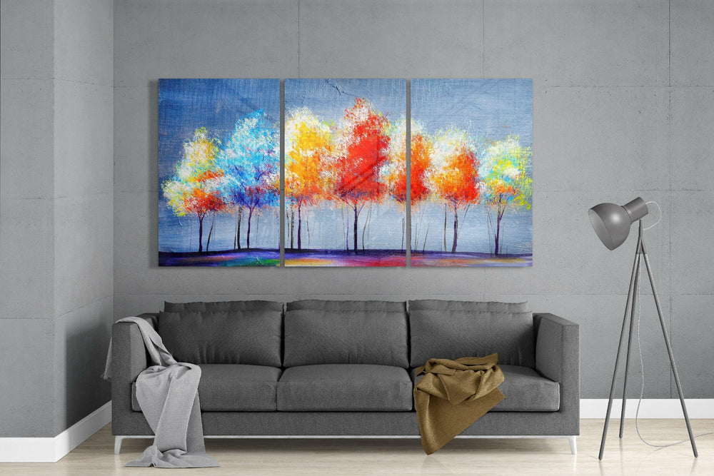 Dream Trees Glass Art.