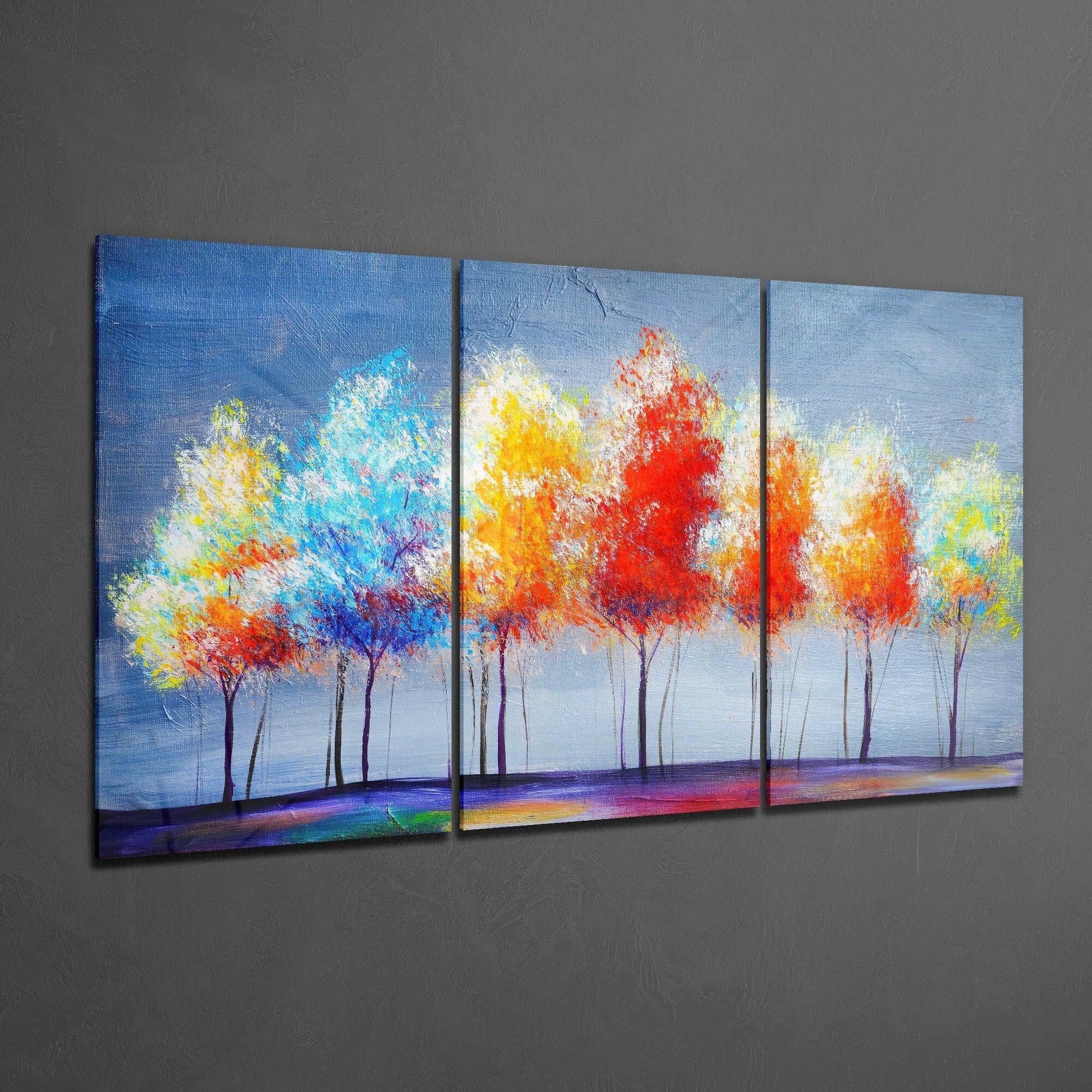 Dream Trees Glass Art.