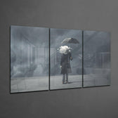 The Clouds İn My Head Glass Art.