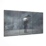 The Clouds İn My Head Glass Art.