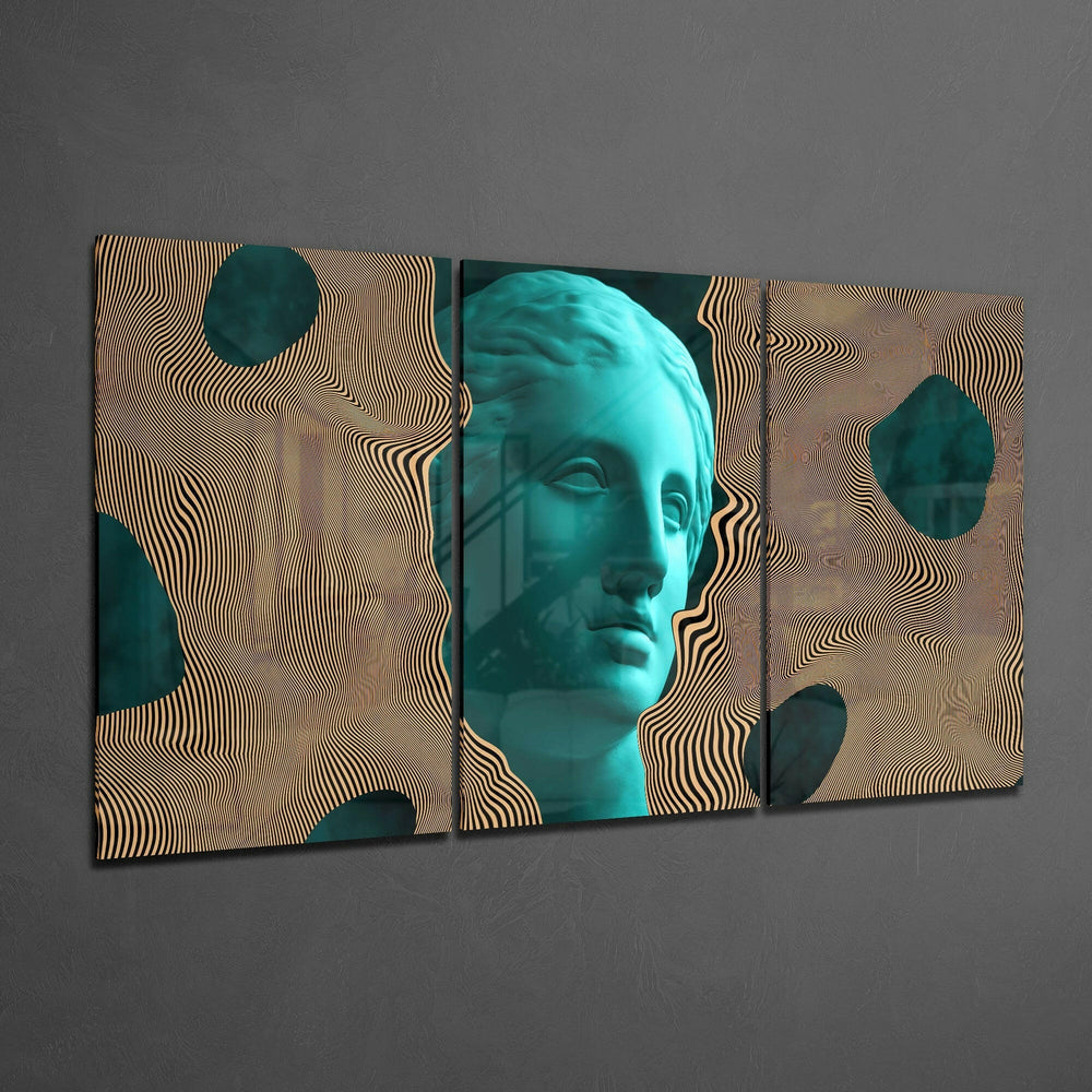 Statue Glass Art.