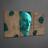Statue Glass Art.