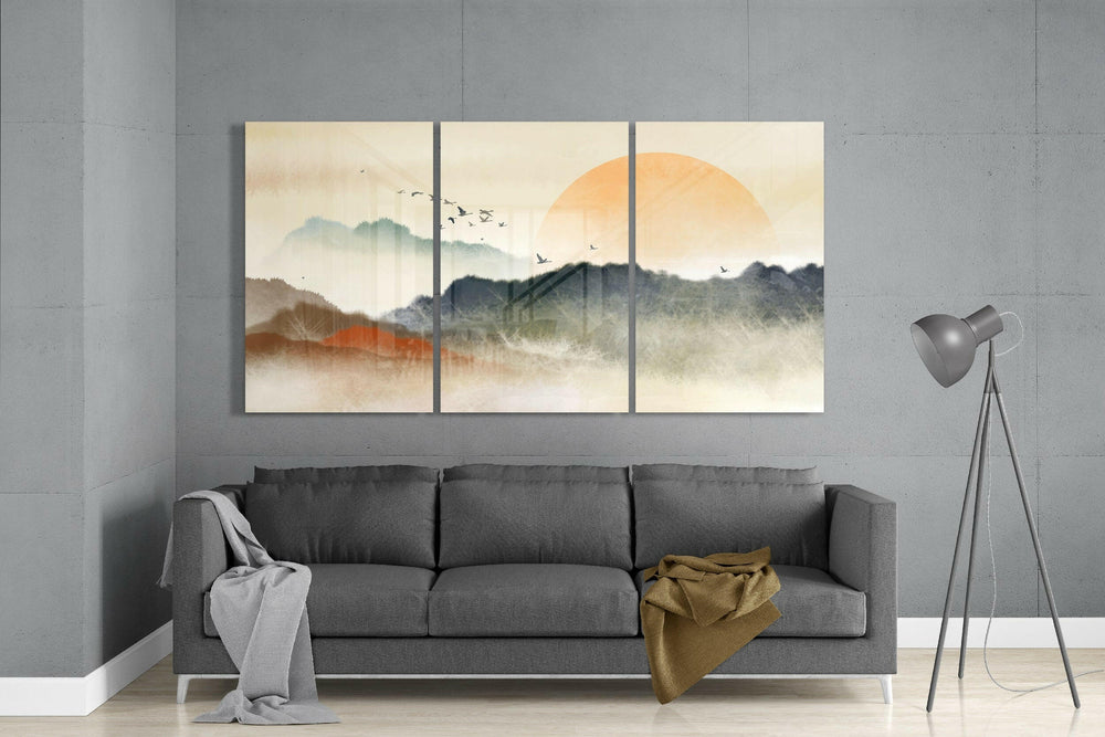 Sunset Glass Art.
