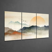 Sunset Glass Art.