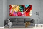 Red Harmony Glass Art.