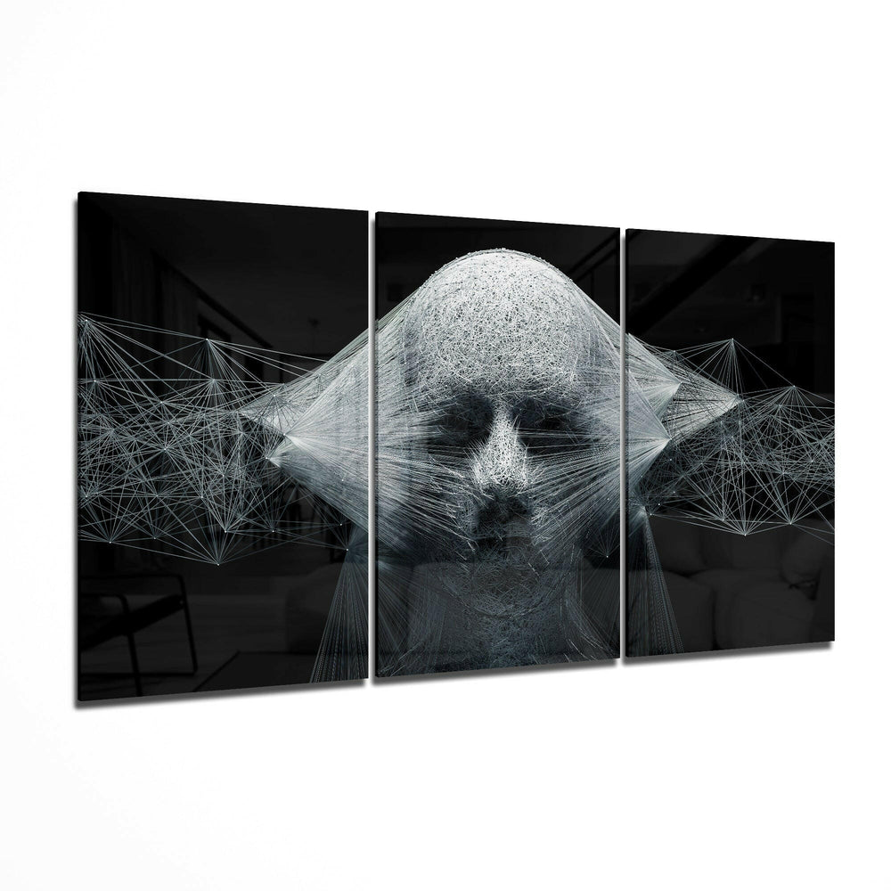 String Glass Art.