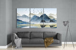 Mountains Glass Art.