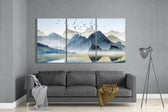Mountains Glass Art.