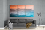 Mountains Glass Art.