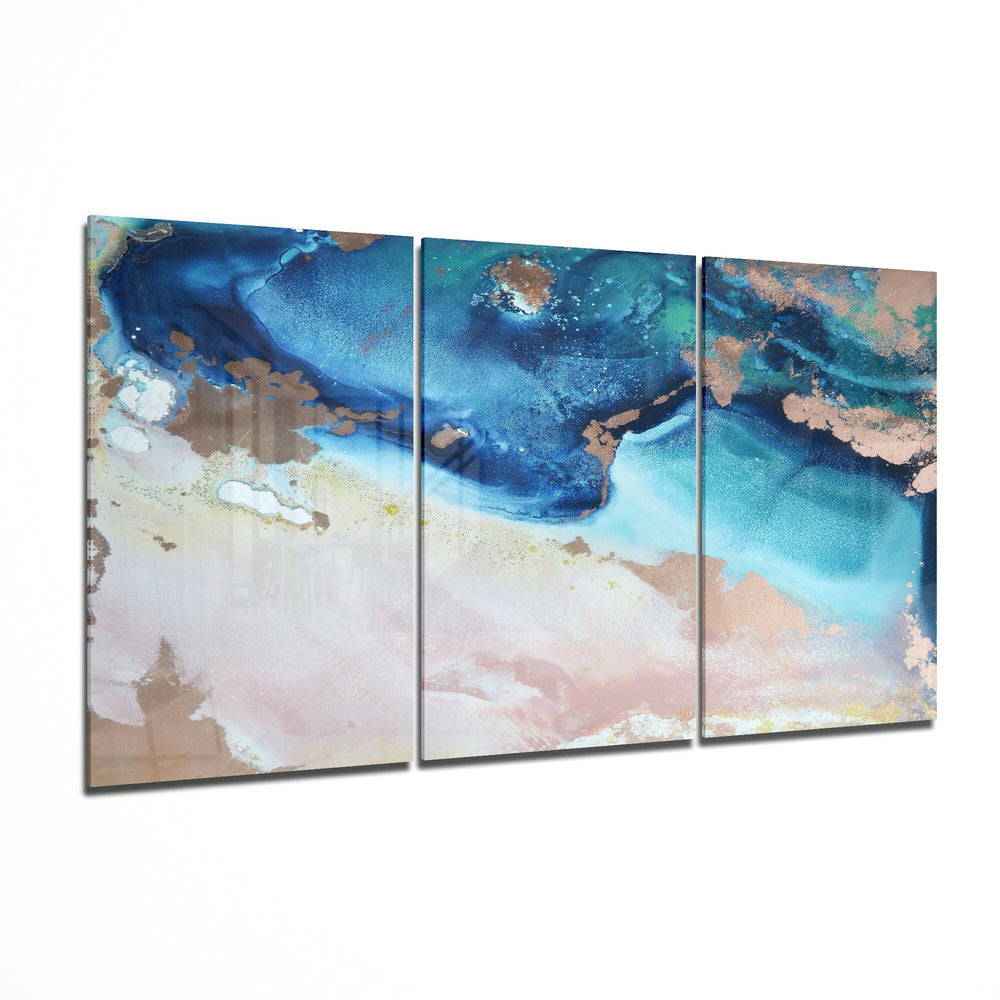 Blue Shore Glass Art.