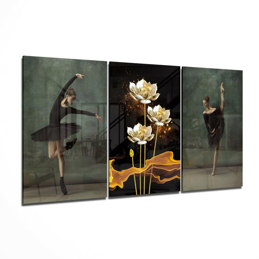 Ballerina Glass Art.