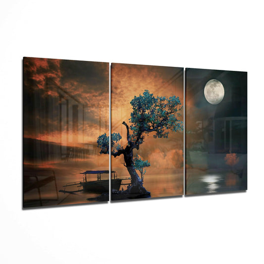 Bonsai Mega Glass Wall Art.