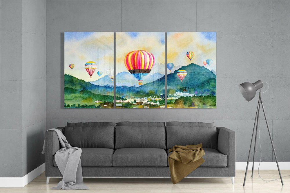 Balloons Glass Art.