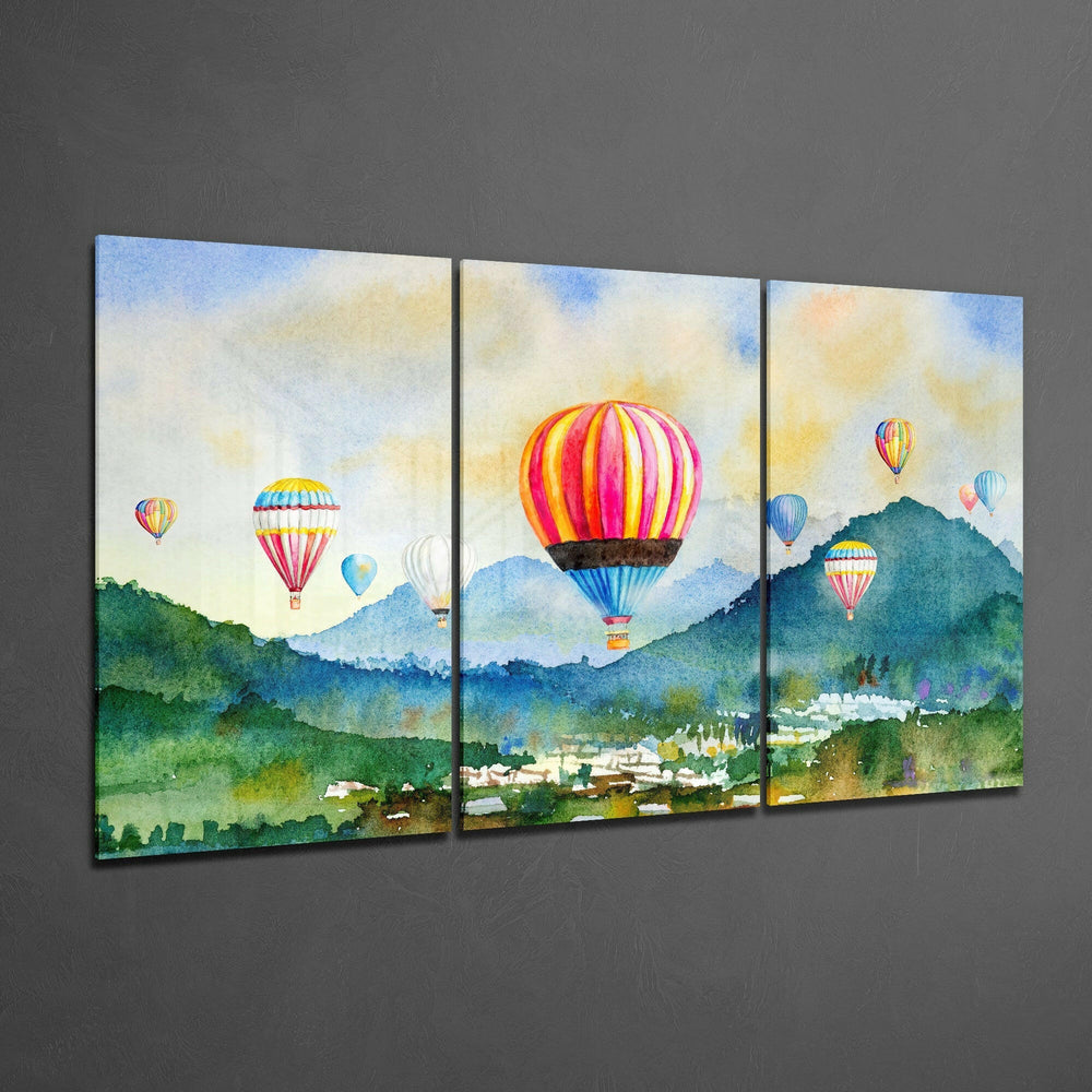 Balloons Glass Art.