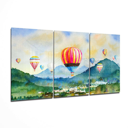 Balloons Glass Art.
