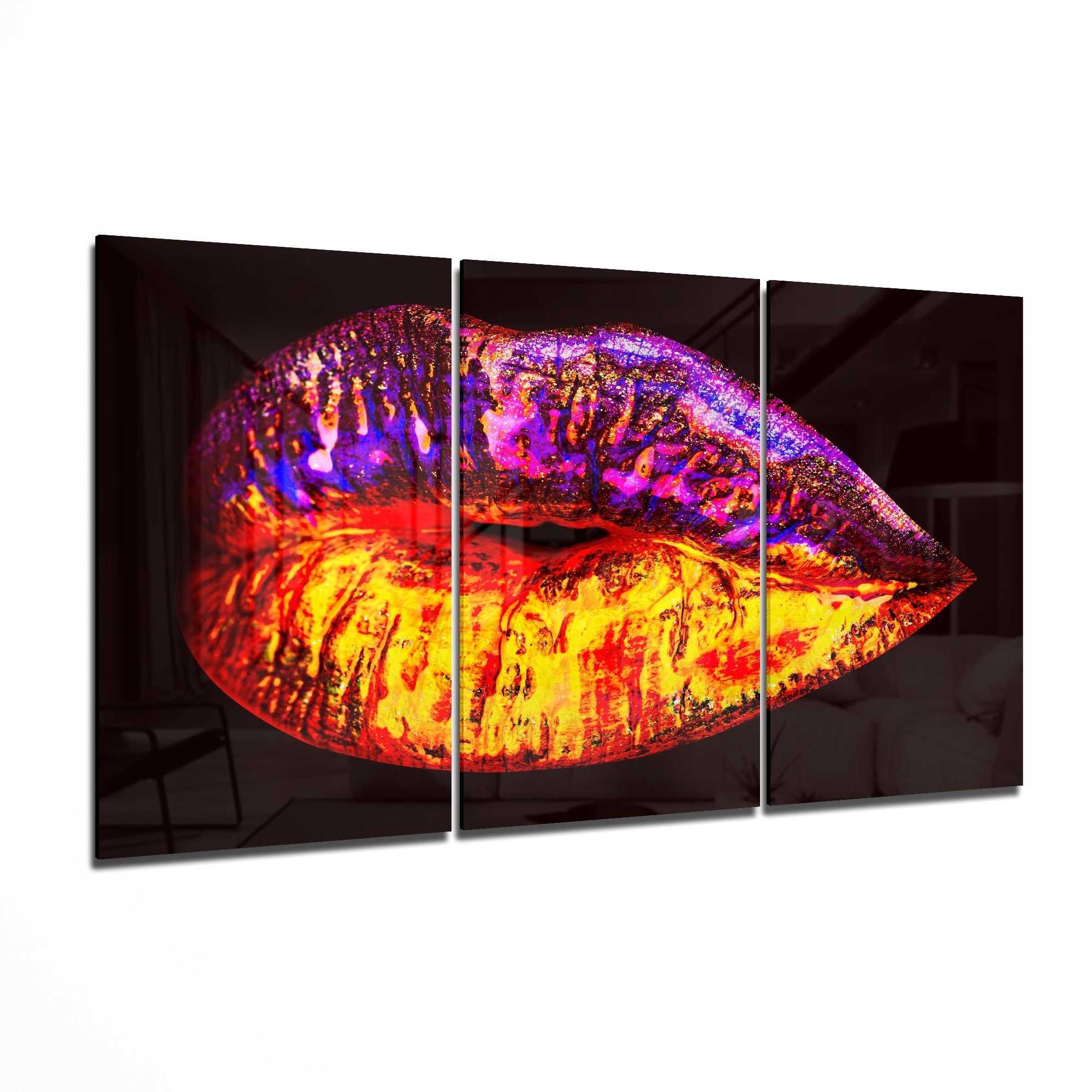 Lips Glass Art | Insigne Art Design