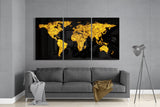 World Map Glass Art | Insigne Art Design