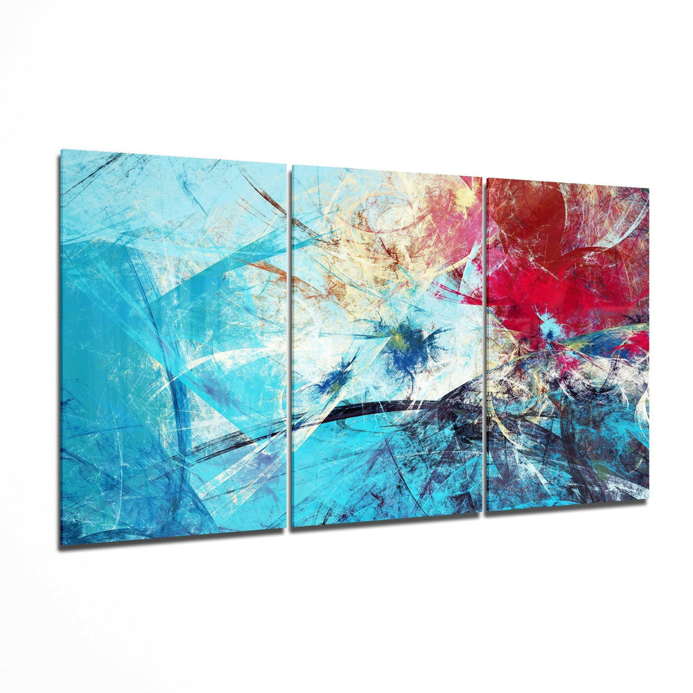 Blue Glass Art.