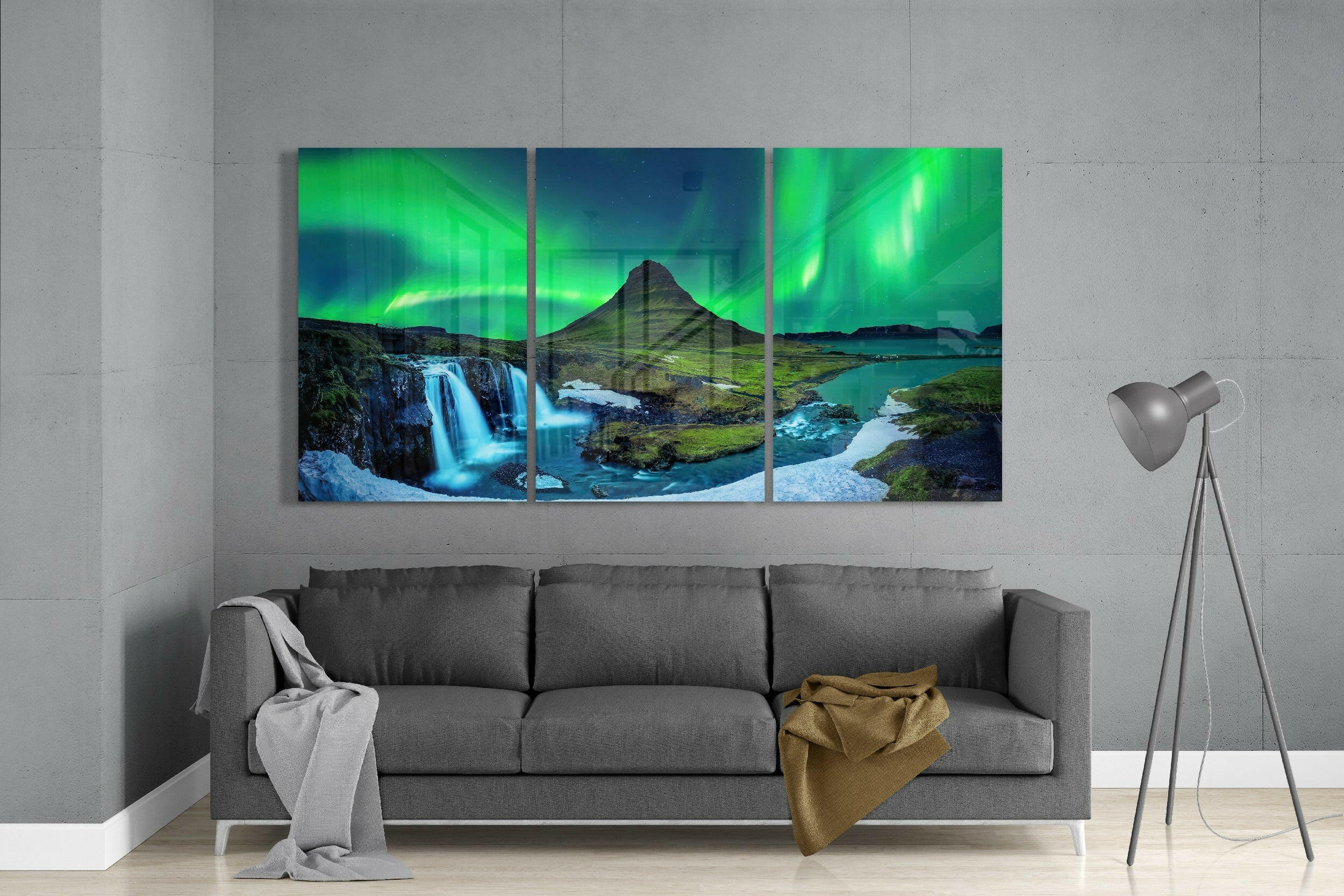 Northern Lights - Aurora Glass Art.