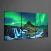 Northern Lights - Aurora Glass Art.