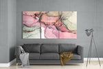 Pink Glass Art.
