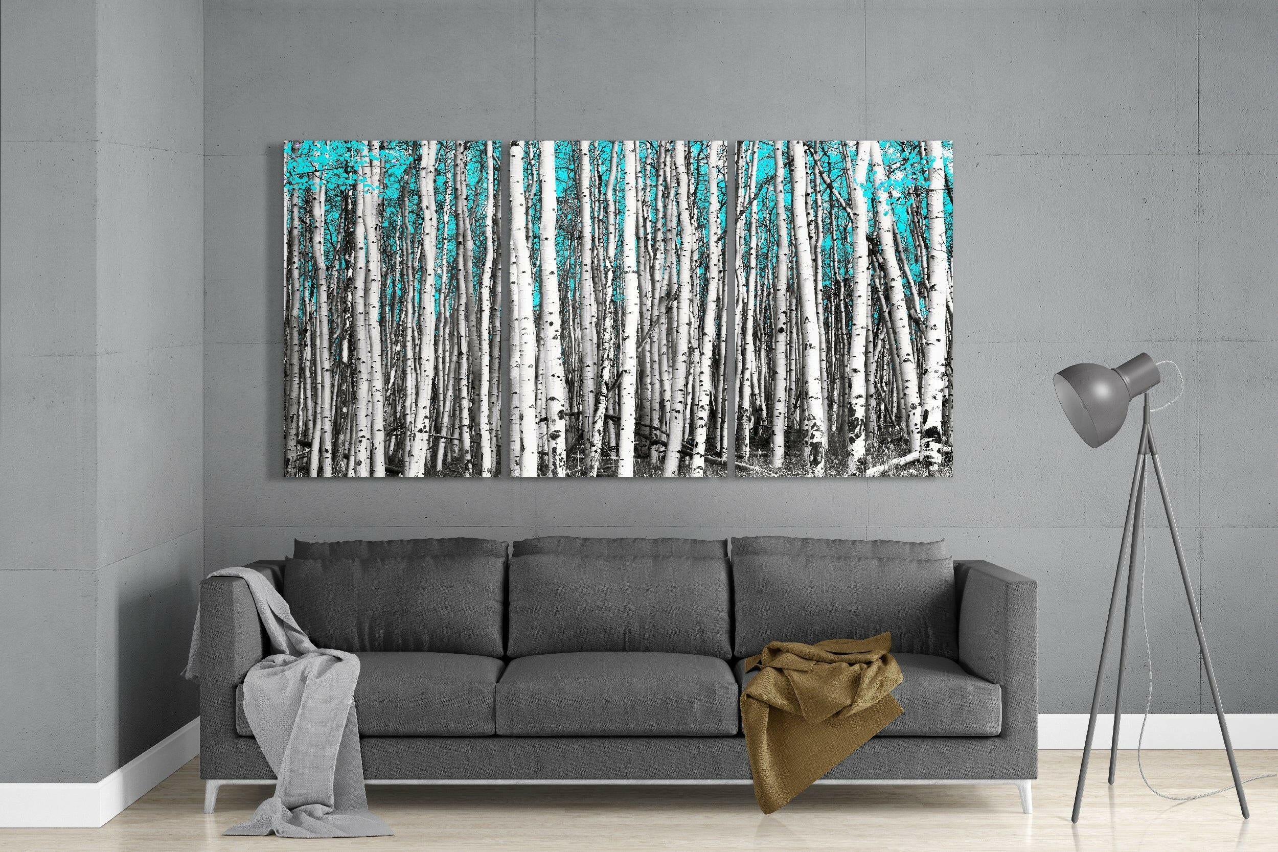 Green Forest Glass Art.