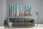 Green Forest Glass Art.