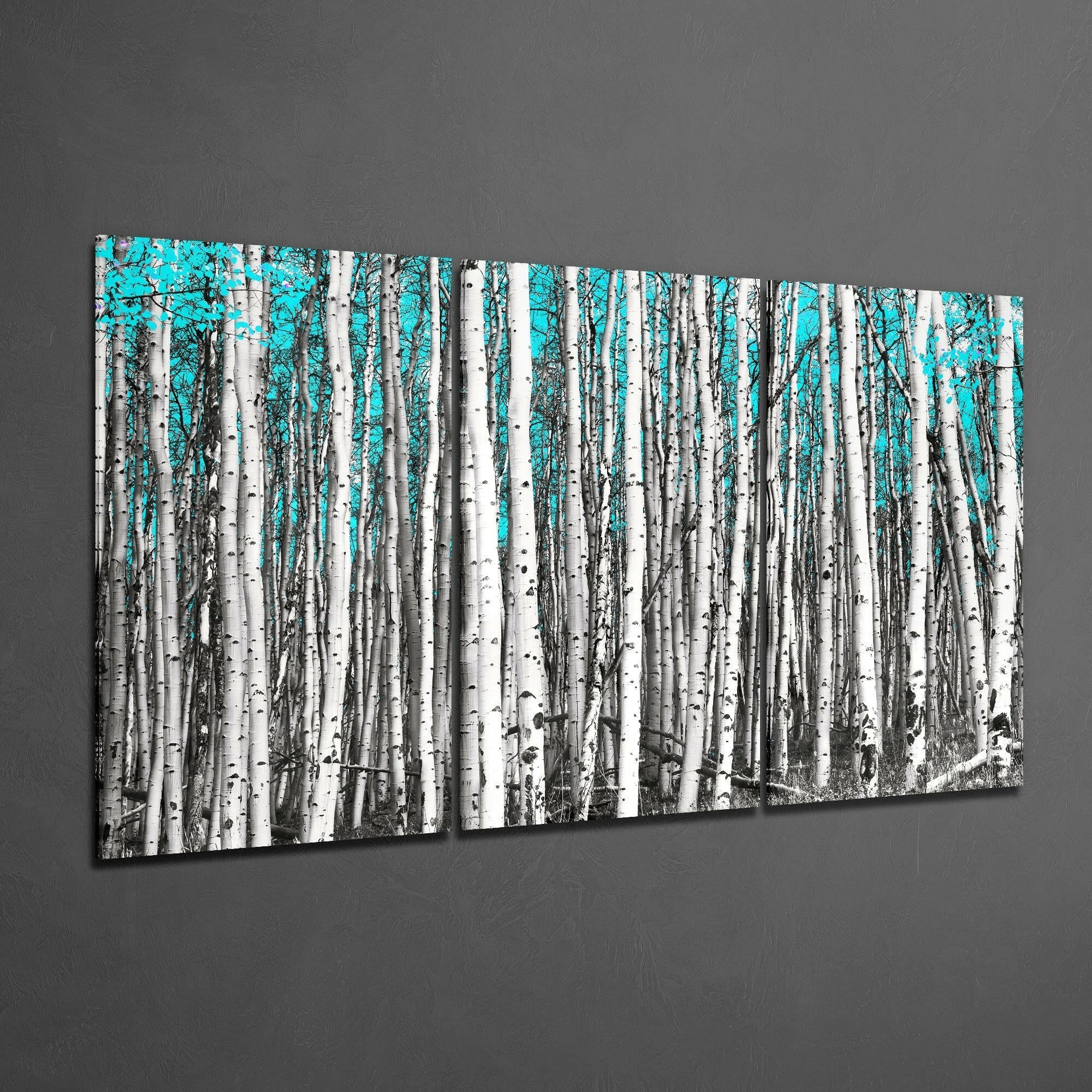 Green Forest Glass Art.