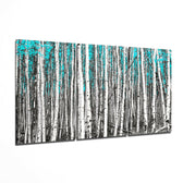Green Forest Glass Art.