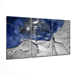 Blue Harmony Glass Art.