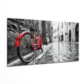 Bike And Street Glass Art.