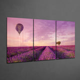 Lavender Field Glass Art | Insigne Art Design