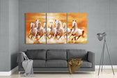 Horses Glass Art.