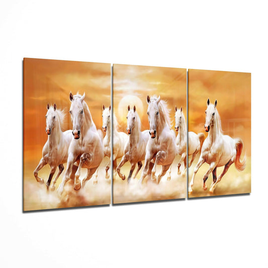 Horses Glass Art.