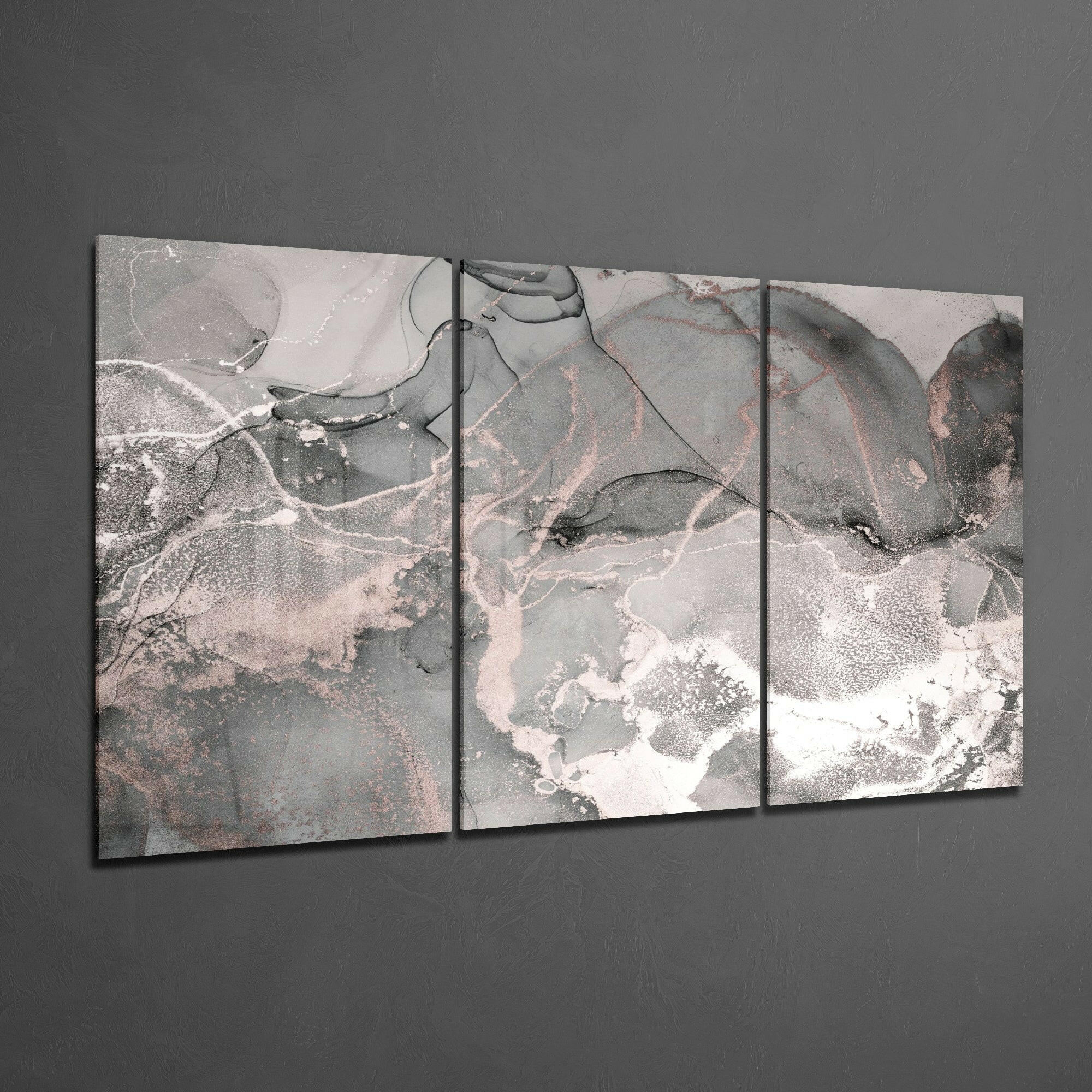 Gray Dance Glass Art.