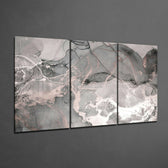 Gray Dance Glass Art.