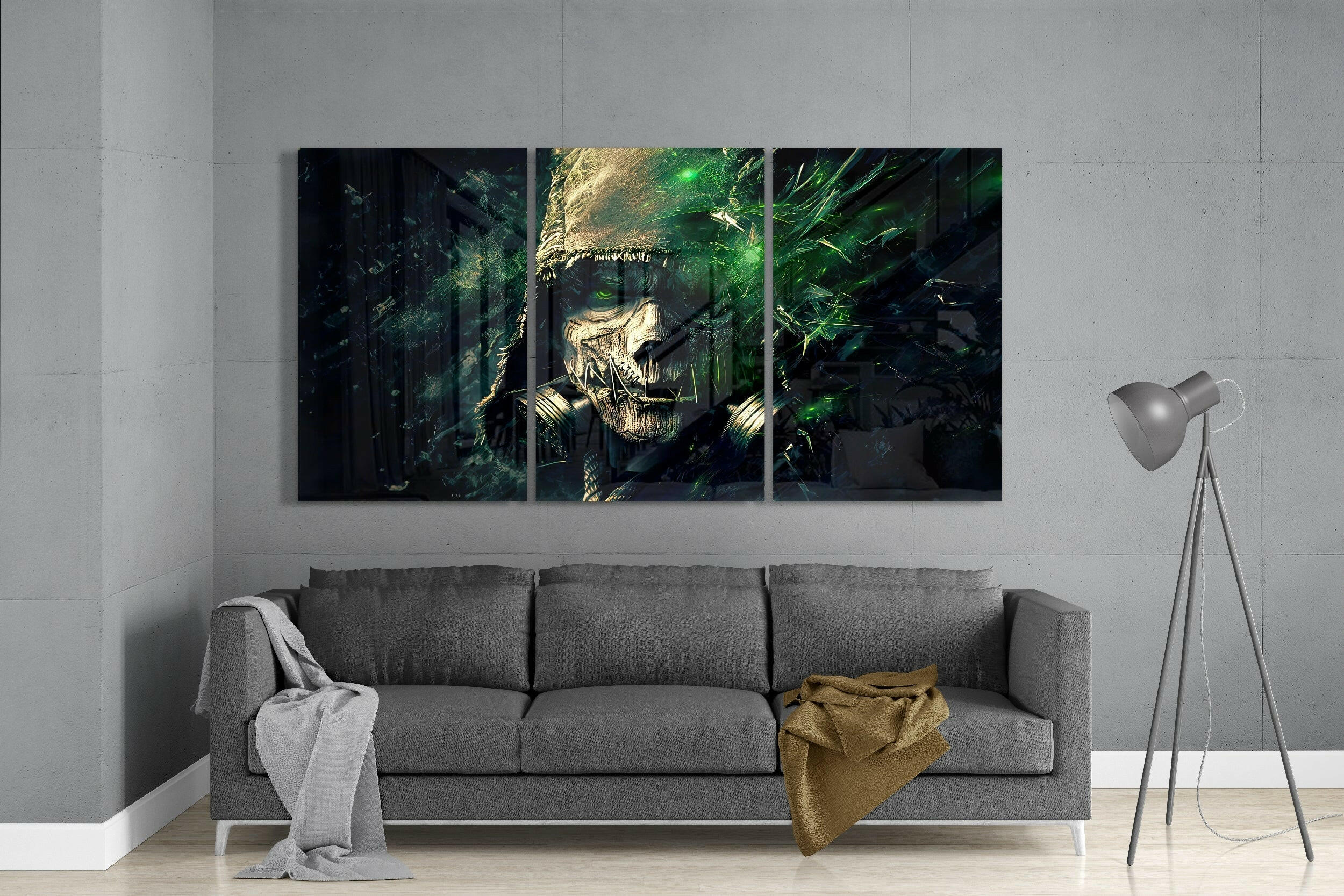 Scarecrow Glass Art.