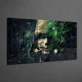 Scarecrow Glass Art.