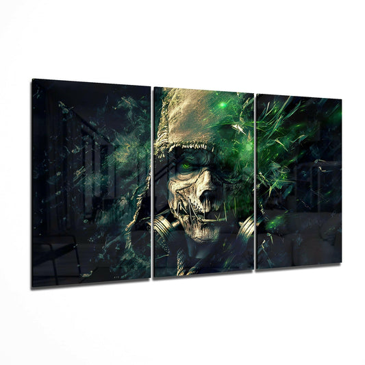 Scarecrow Glass Art.