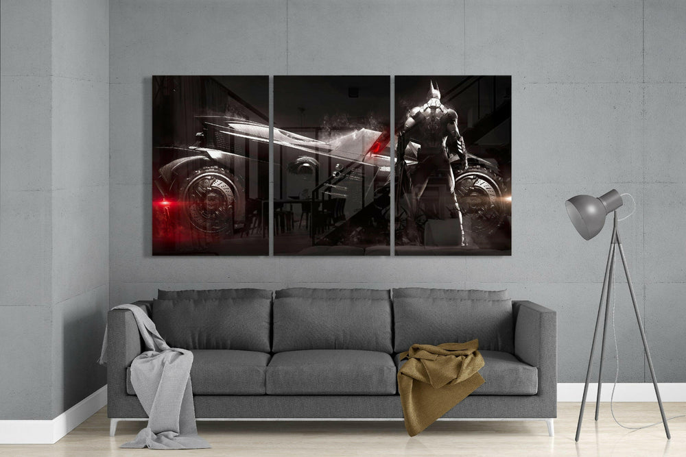 Batmobil Glass Art.
