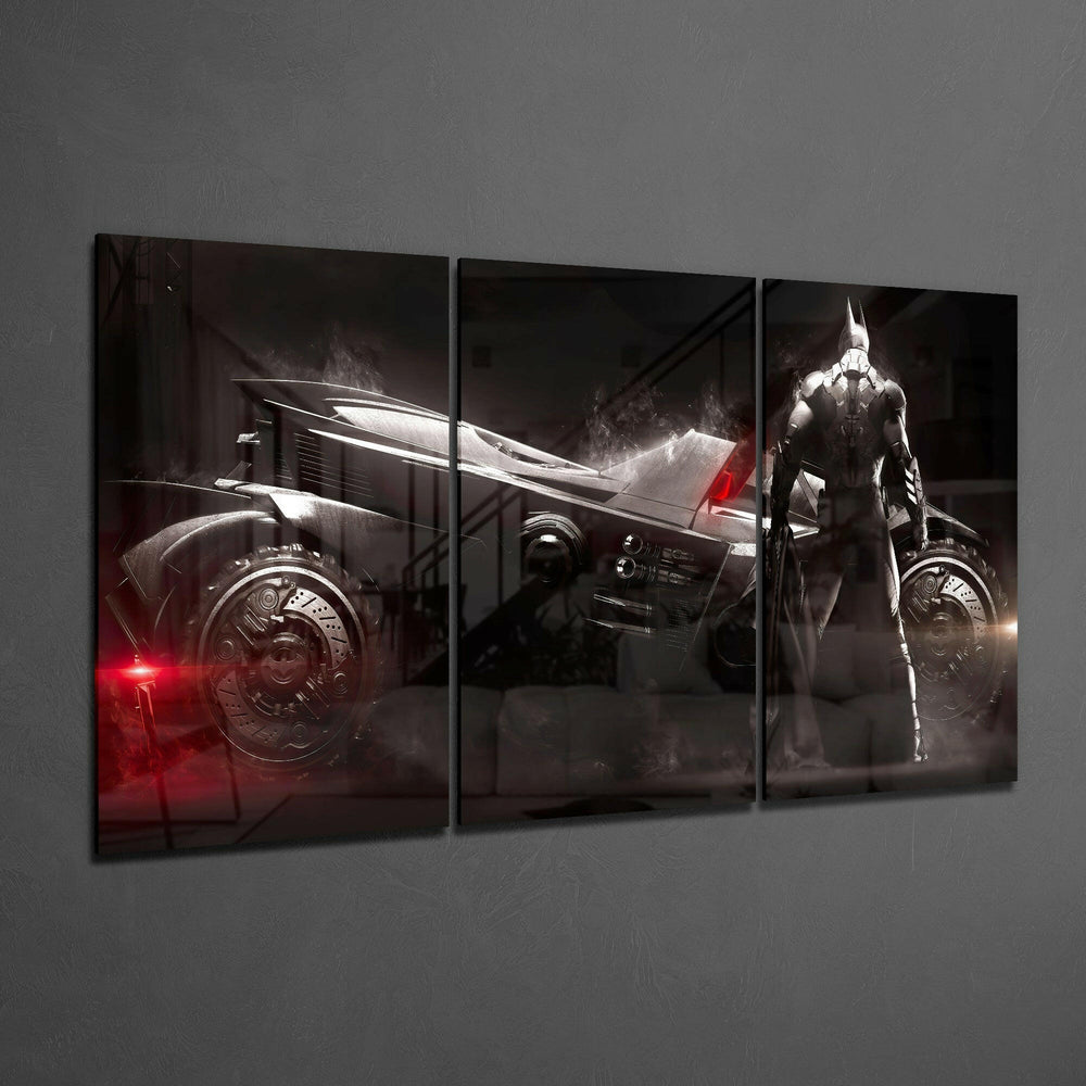 Batmobil Glass Art.
