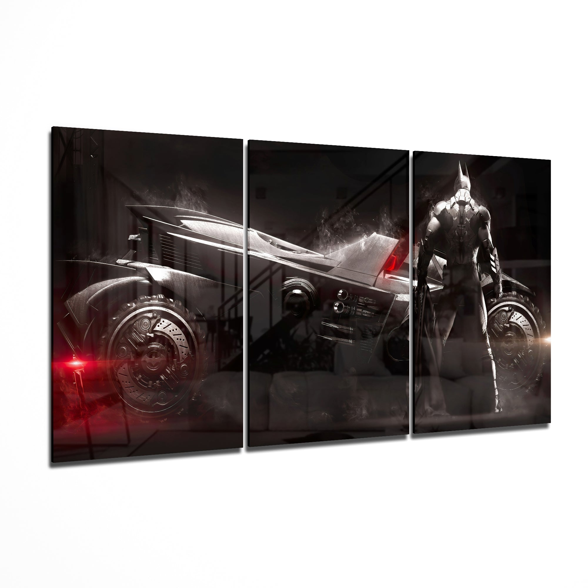 Batmobil Glass Art | Insigne Art Design