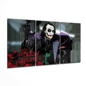 Joker Glass Art.