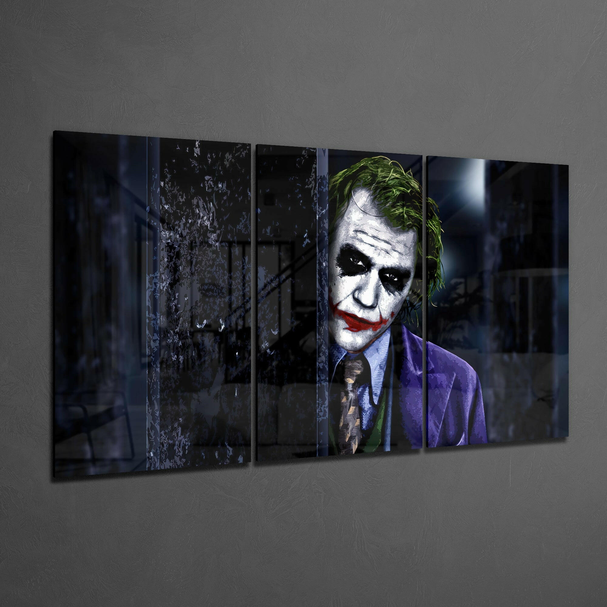 Joker Glass Art.